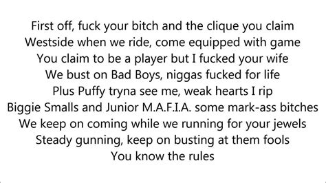 Hit'em Up Lyrics .